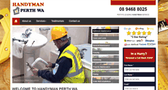 Desktop Screenshot of handymanperthwa.com.au